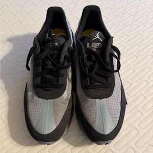 Jordan Black and Light Gray Sneakers